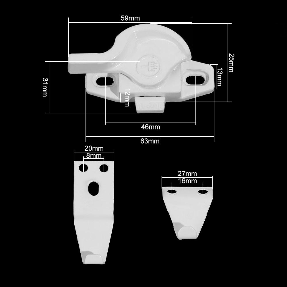 Furniture Hardware Fitting - Fechadura de janela de liga de