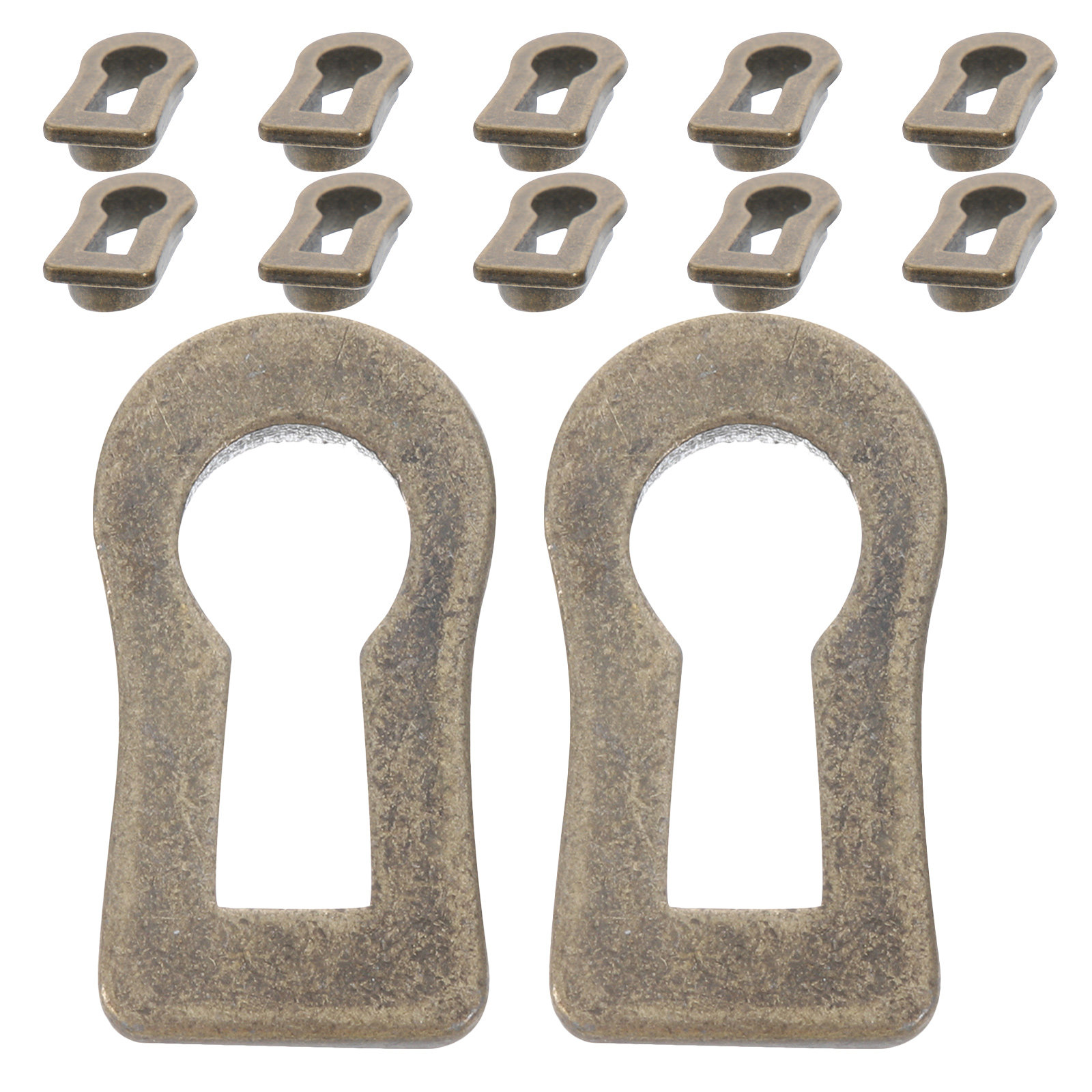 Furniture Hardware Manufacturer - 12 Peças de Placa Decorativa Oval