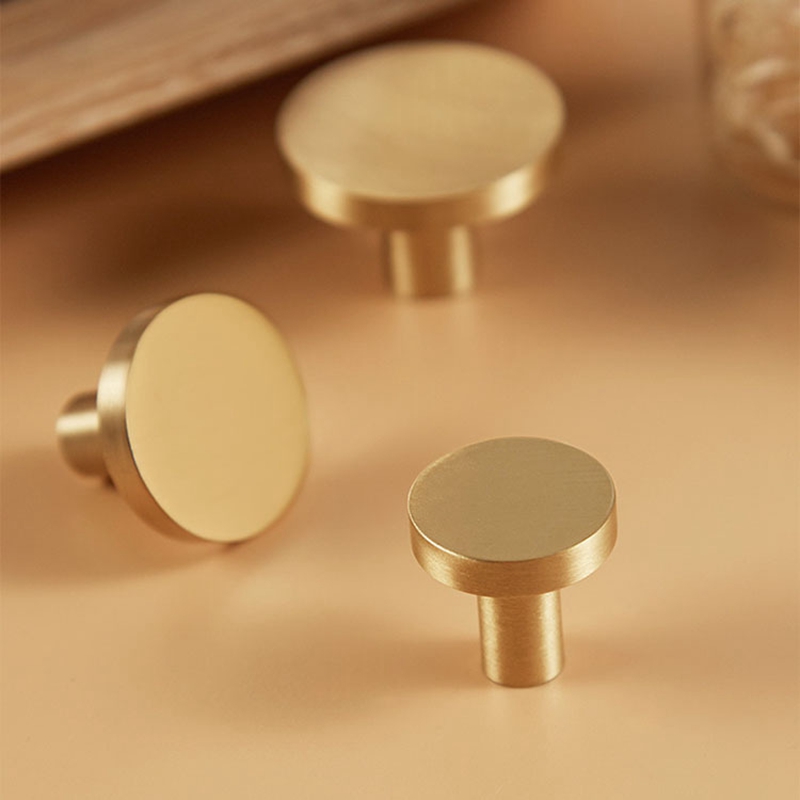 Puxadores modernos de latão pa - Furniture Hardware Jig avaliação e preço