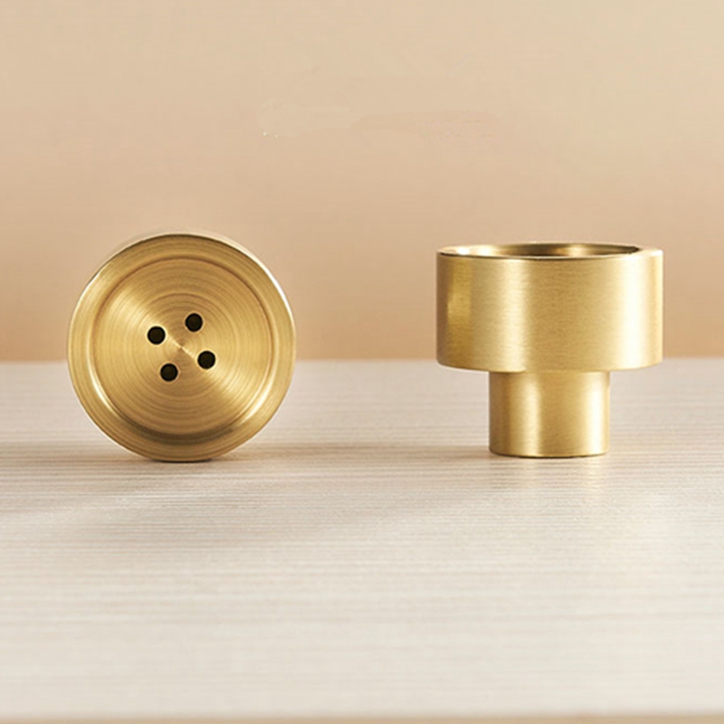 Puxadores modernos de latão pa - Furniture Hardware Jig avaliação e preço